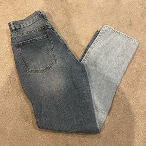 two-tone jeans